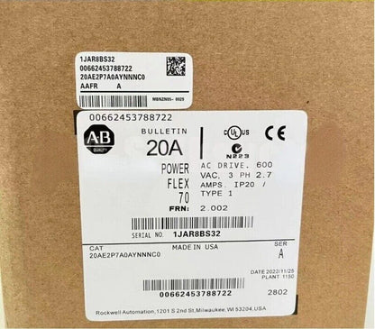 NEW IN BOX Allen Bradley 20AE2P7A0AYNNNC0 - ALLEN BRADLEY [1]