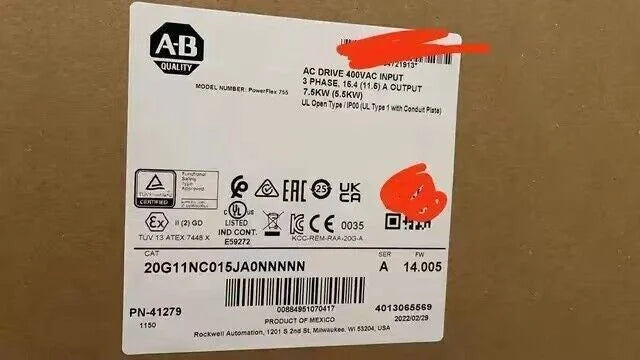 NEW PowerFlex Air Cooled 755 AC Drive - 20G11NC015JA0NNNNN - FAG [1]