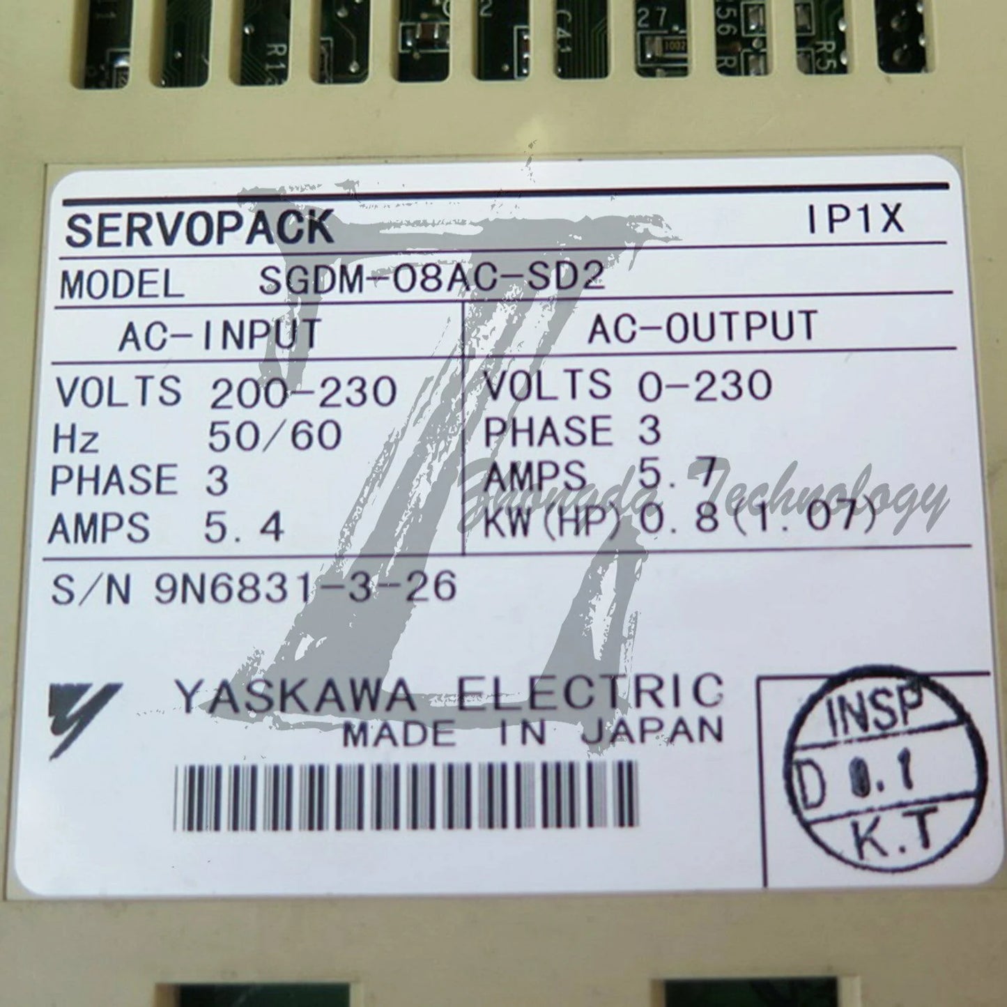 NEW Yaskawa AC Servo Drive SGDM-08AC-SD2 - YASKAWA [2]