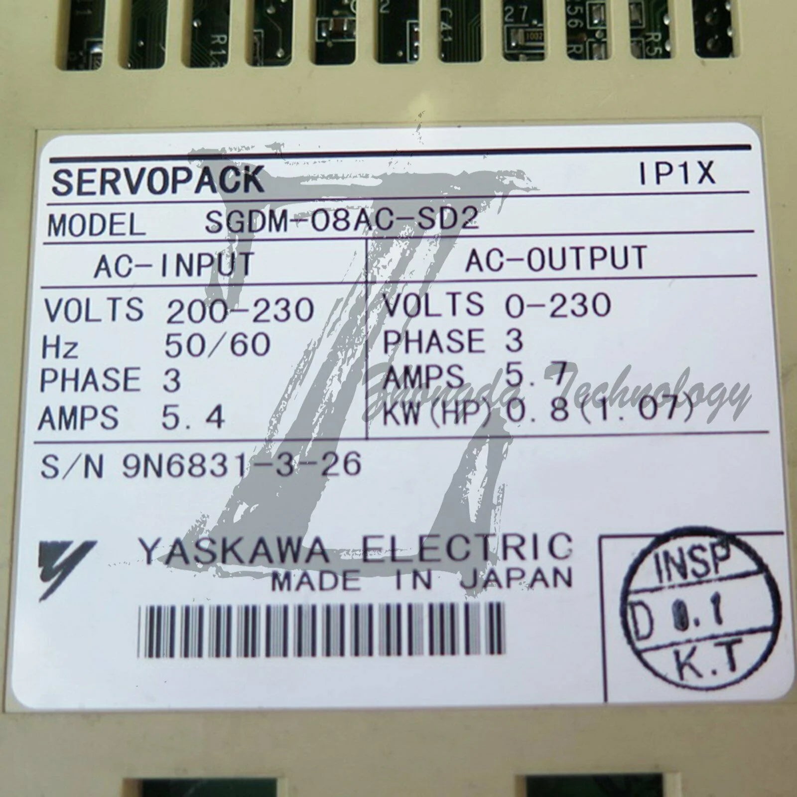 NEW Yaskawa AC Servo Drive SGDM-08AC-SD2 - YASKAWA [2]