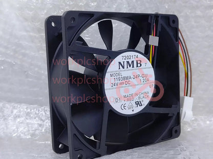 NMB 11938MA-24P-GU 12038 DC24V 1.2A 12CM 4-pin high airflow inverter cooling fan [3]