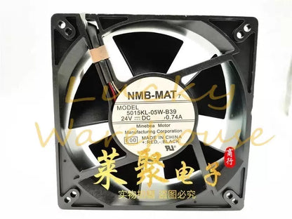NMB 5015KL-05W-B39 DC24V 0.74A 12738 3-Wire Silent Cooling Fan [1]