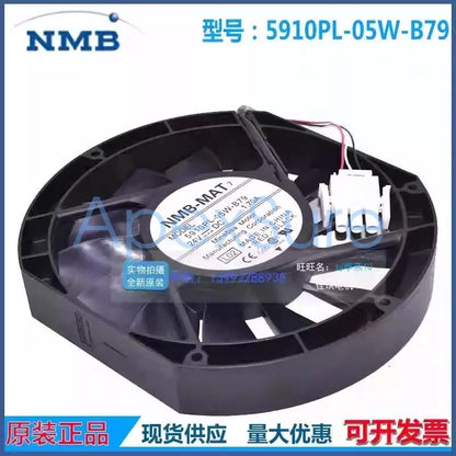 NMB-MAT7 5910PL-05W-B79 DC24V 1.7A 3-Pin Inverter Cooling Fan [2]