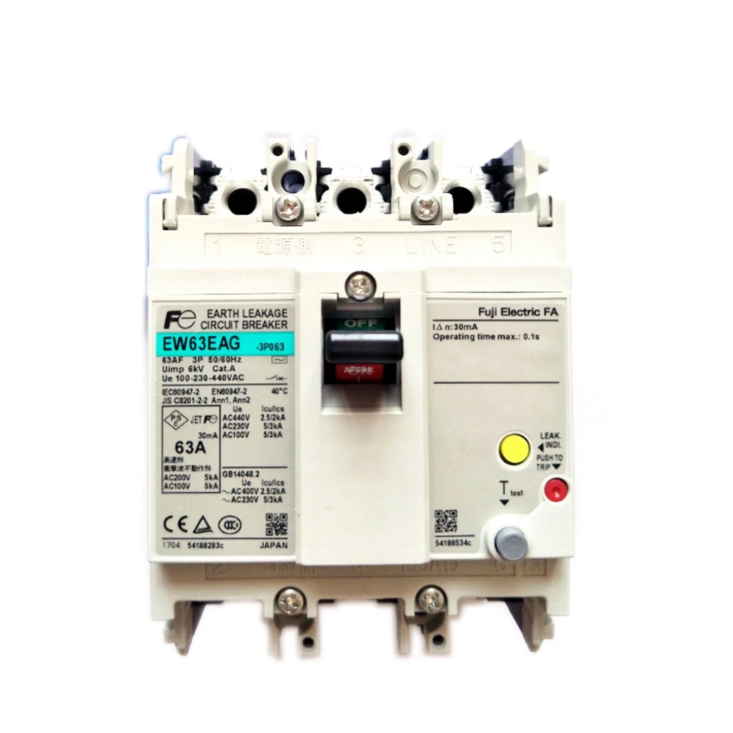 New 1PC 1PC EW63EAG 3P 63A - FUJI [2]