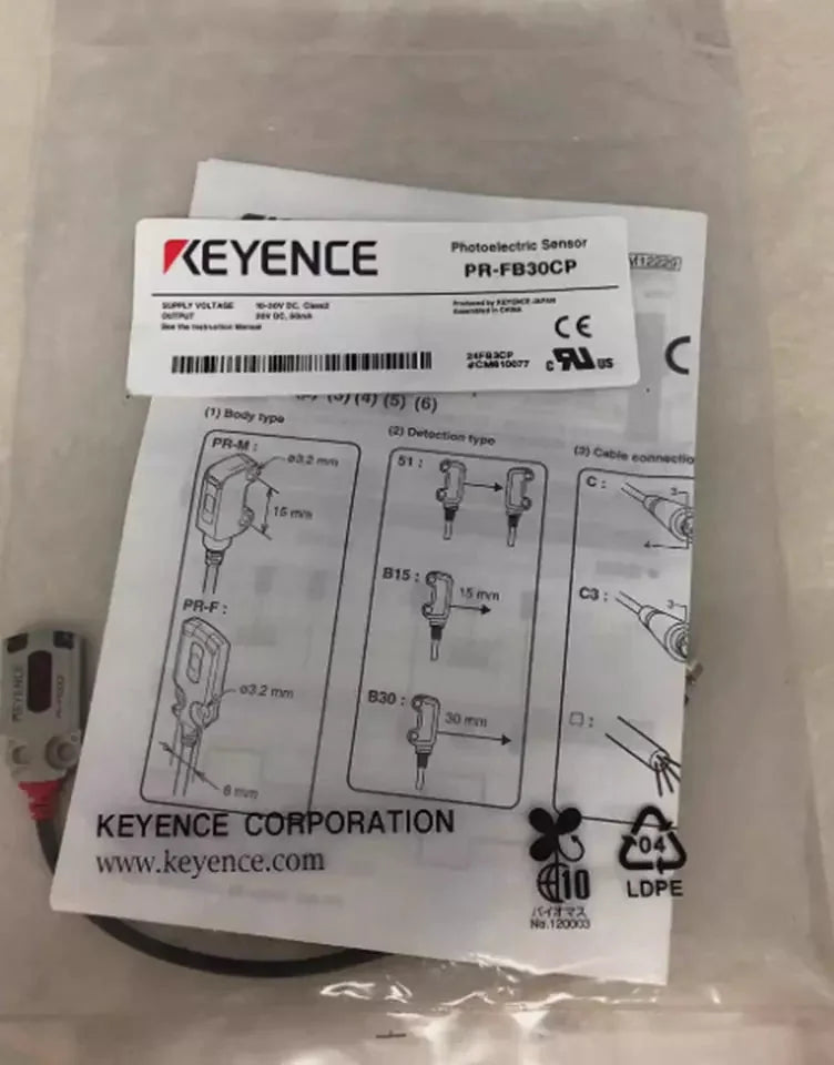 New 1PC Keyence PR-FB30CP Photoelectric Sensor PRFB30CP - KEYENCE [1]