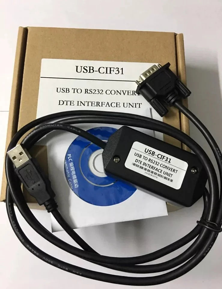 New 1PC OMRON USB-CIF31 Programming Cable USB/RS232 - OMRON [2]