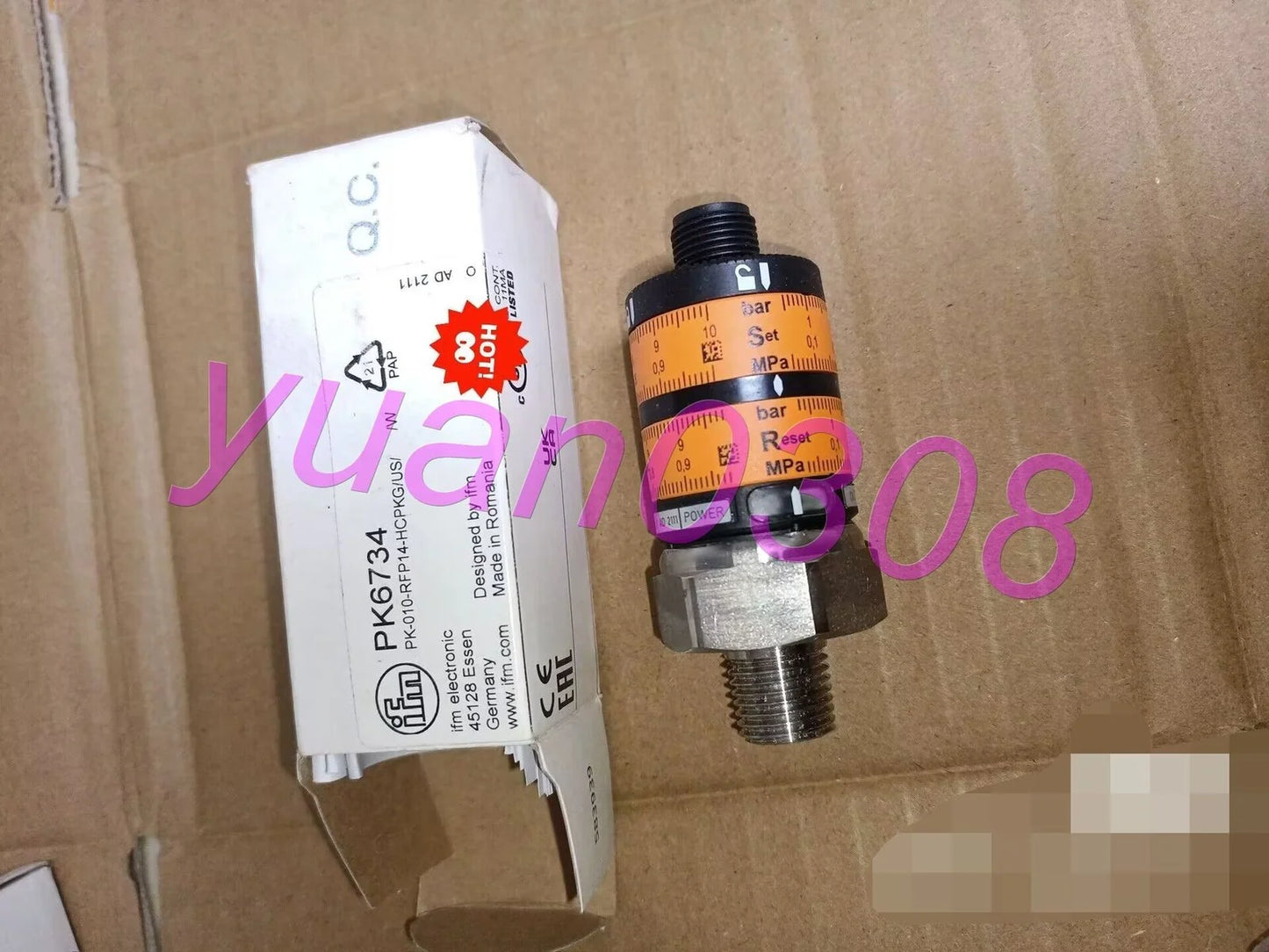 New 1PSC IFM PK6734 Pressure Sensor for PLC industrial applications - IFM [1]