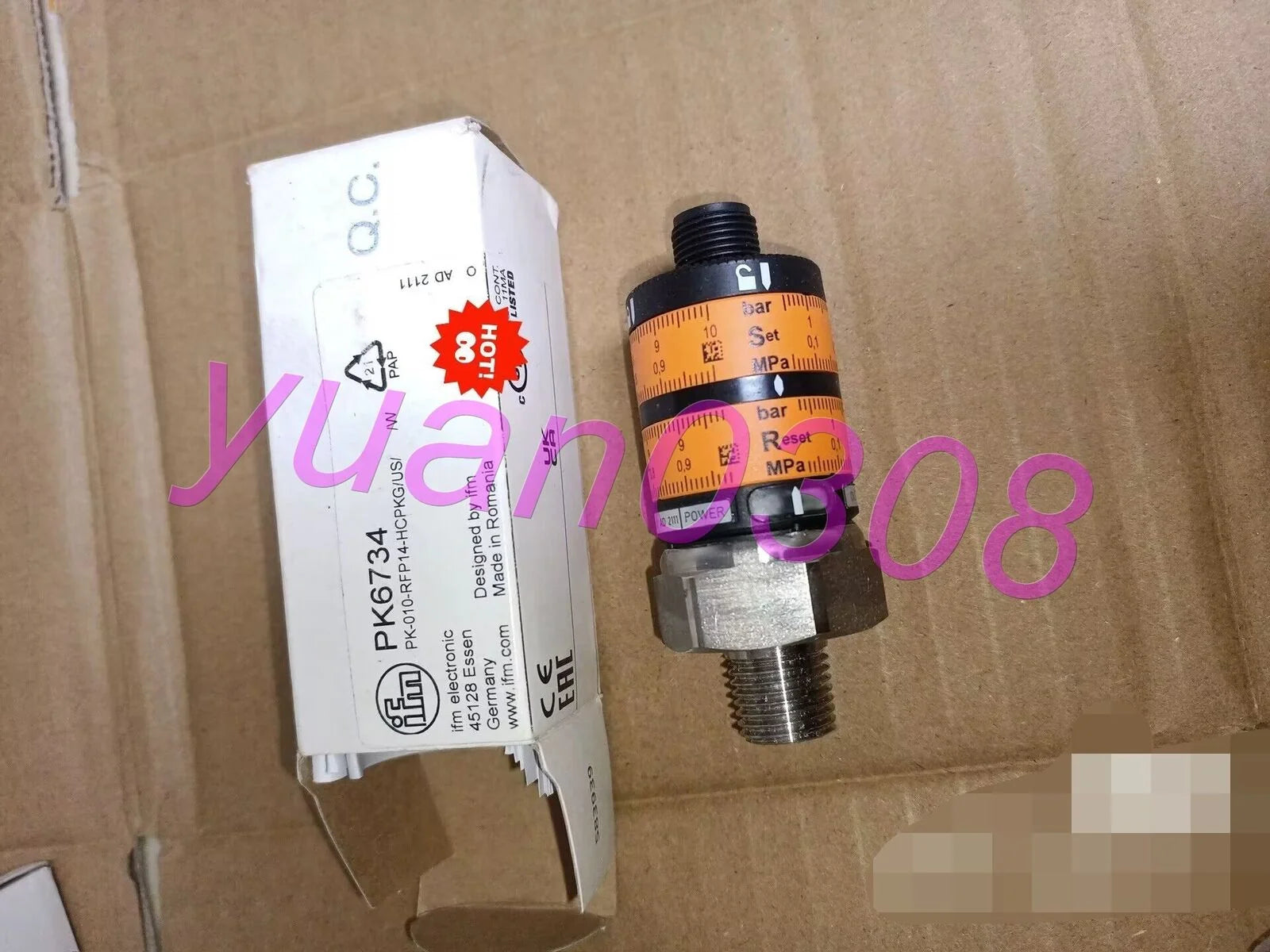 New 1PSC IFM PK6734 Pressure Sensor for PLC industrial applications - IFM [1]