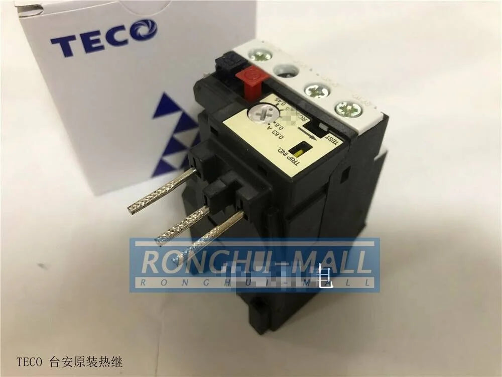 New 1Pcs TECO Thermal Overload Protector Relay RHU-10/1M1 0.75-1A - TECO [1]