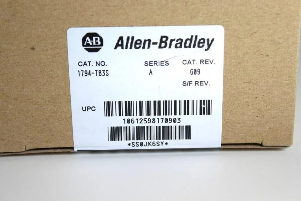 New AB 1794-TB3S SER A FLEX Terminal Base Unit (Model: 1794-TB3S) in Sealed Box - AB [2]
