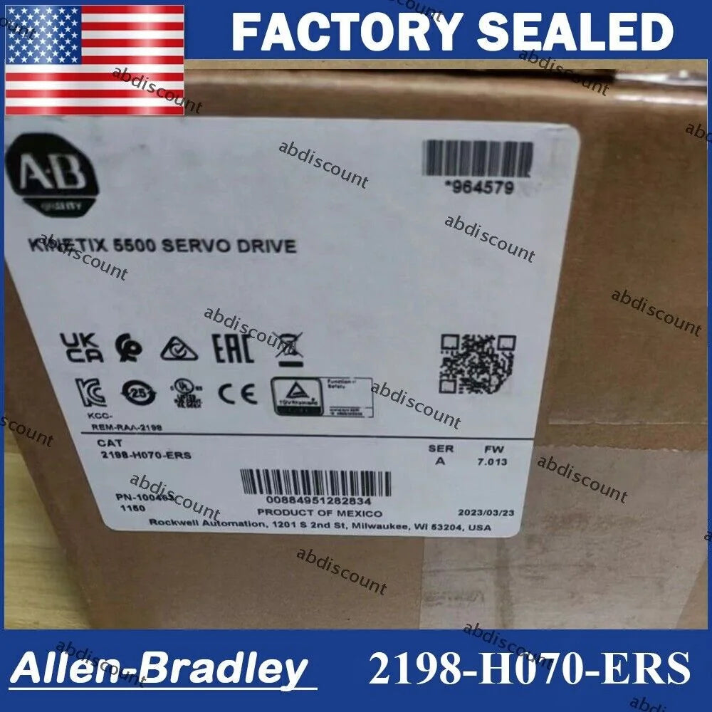 New Allen Bradley 2198-H070-ERS Kinetix 5500 Servo Drive - High-Performance Motion Control Solution - ALLEN BRADLEY [1]