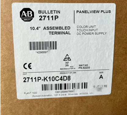 New Allen Bradley 2711P-K10C4D8 Panelview Plus Factory Sealed - ALLEN BRADLEY [1]