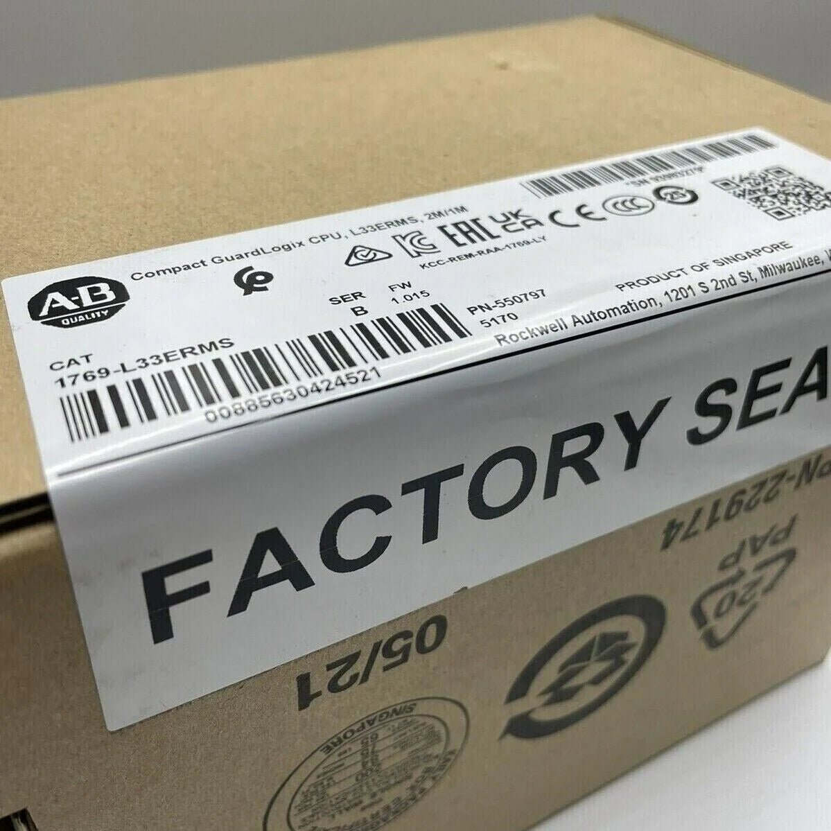 New Allen Bradley AB 1769-L33ERMS SER - ALLEN BRADLEY [1]