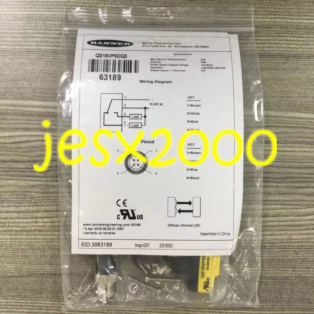 New BANNER QS18VP6DQ5 Sensor Module - 1 Piece - BANNER [2]