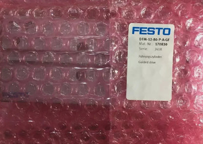 New FESTO DFM-12-80 Pneumatic Cylinder with Guided Drive - FESTO [1]