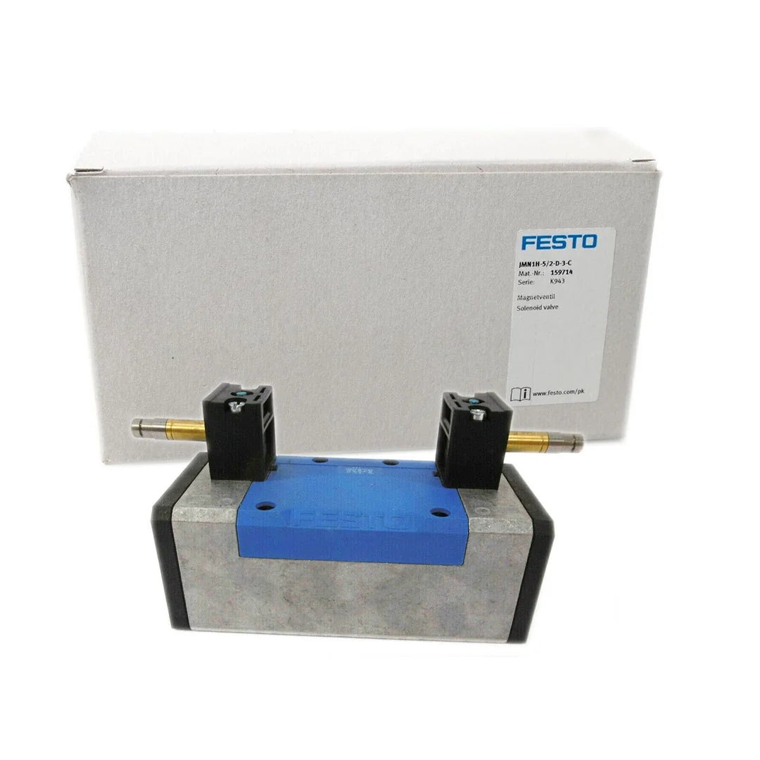 New FESTO JMN1H-5/2-D-3-C Solenoid Valve: High-Pressure Flow Control, 3/4 Inch BSP Connections - FESTO [1]