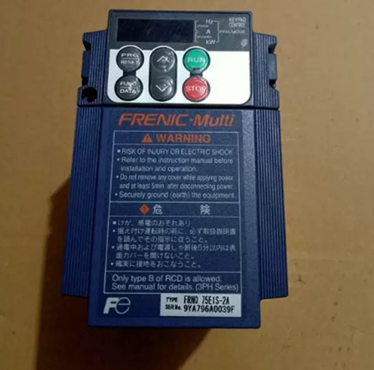 New FUJI FRN0.75E1S-2A 0.75KW AC Inverter - FUJI [1]