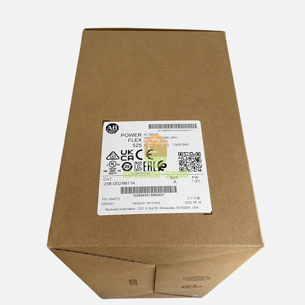 New Factory Sealed 25B-D024N114 Allen-Bradley Ser A PowerFlex 525 AC Drive 2023 - ALLEN-BRADLEY [1]