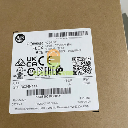 New Factory Sealed 25B-D024N114 Allen-Bradley Ser A PowerFlex 525 AC Drive 2023 - ALLEN-BRADLEY [2]