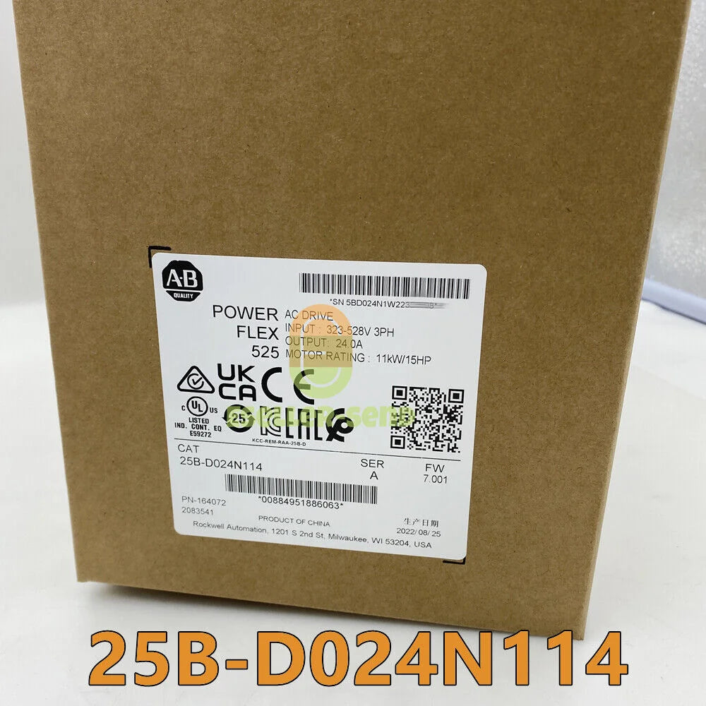 New Factory Sealed 25B-D024N114 Allen-Bradley Ser A PowerFlex 525 AC Drive 2023 - ALLEN-BRADLEY [3]