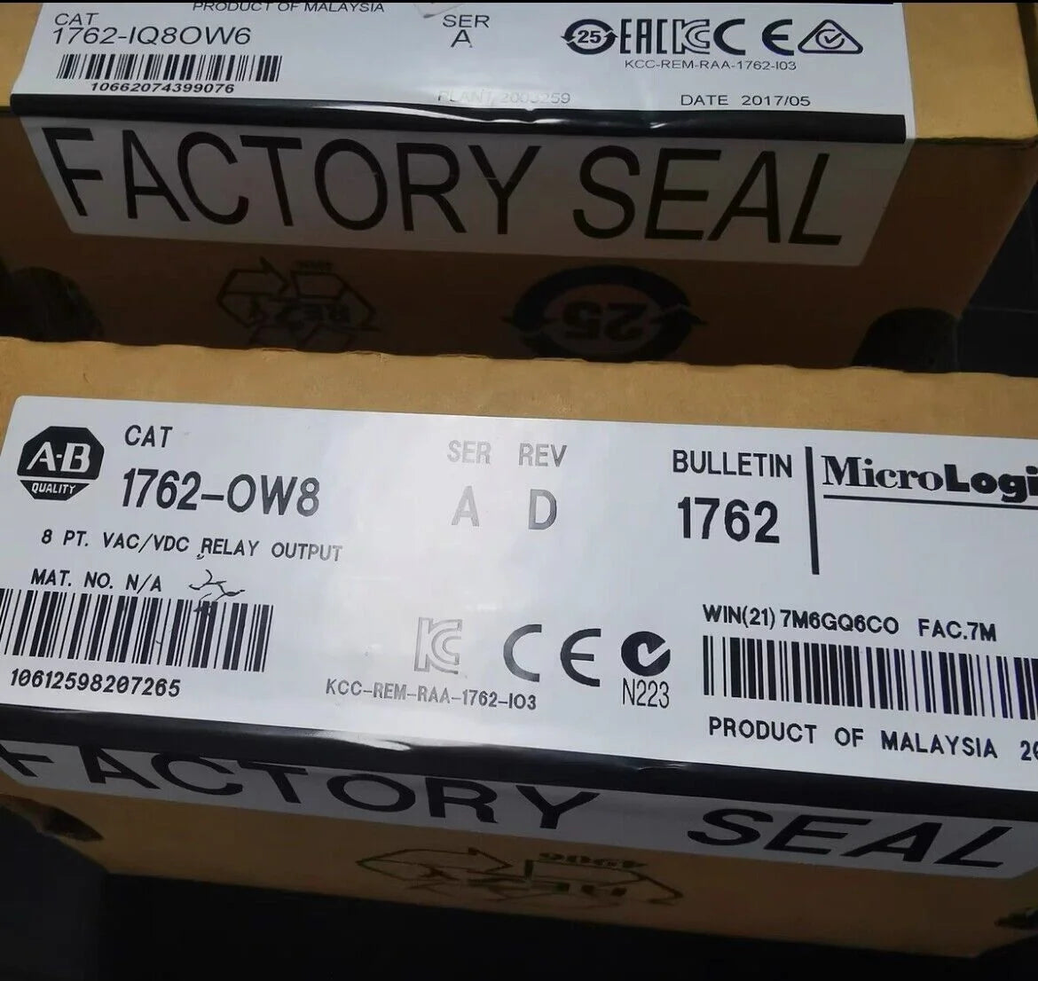 New Factory Sealed AB 1762-OW8 MicroLogix 8 Point Relay Output Module 1762OW8 - KOEED [1]