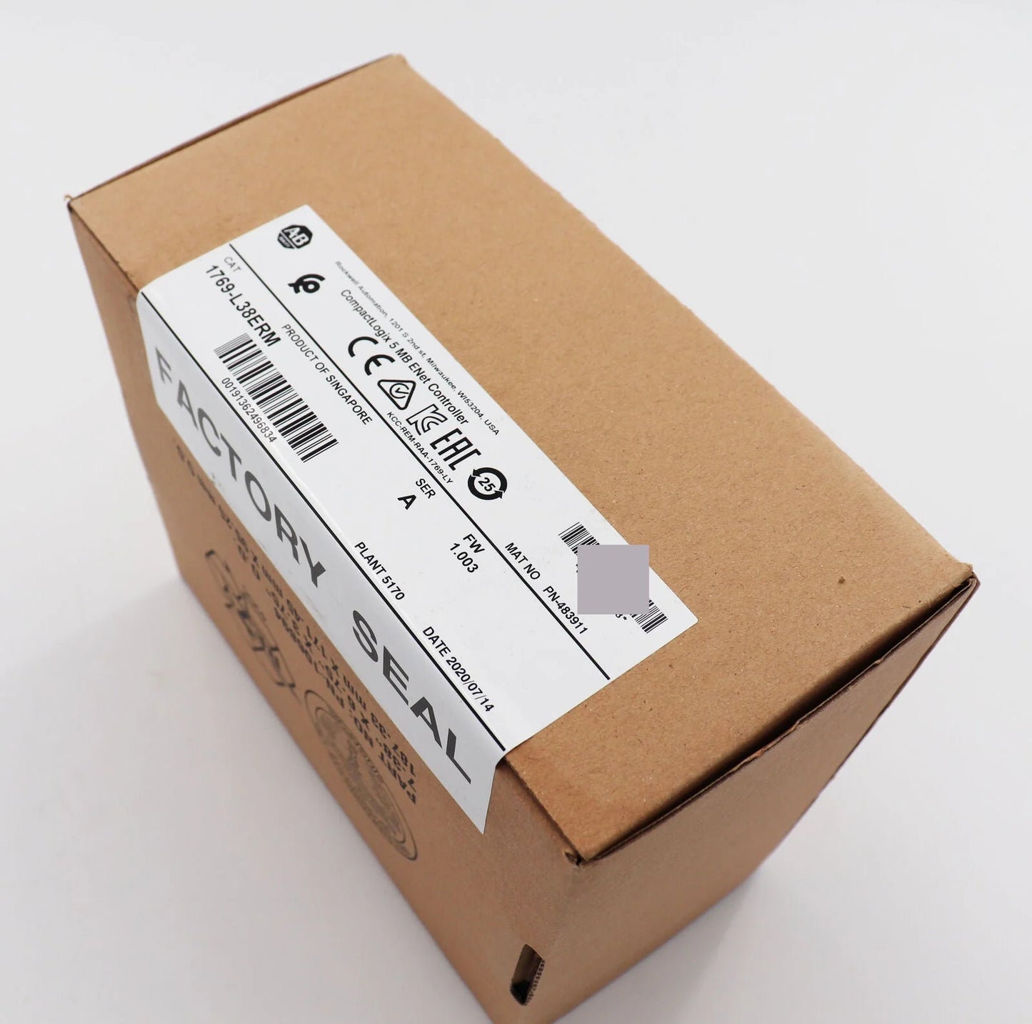 New Factory Sealed Allen-Bradley CompactLogix 1769-L38ERM Surplus - ALLEN-BRADLEY [1]