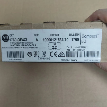 New Factory Sealed Logix 1769OF4CI Compact Current Module 4Pt 1769OF4CI - LOGIX [4]