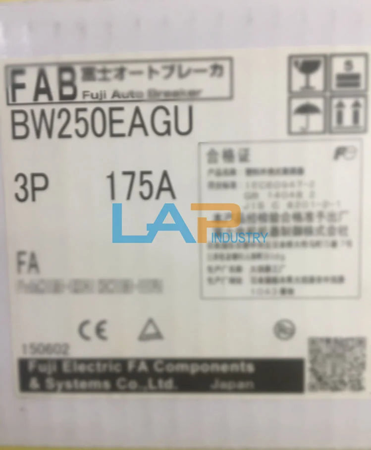 New Fuji BW250EAGU Circuit Breaker 3P 175A - Reliable Protection - FUJI [1]