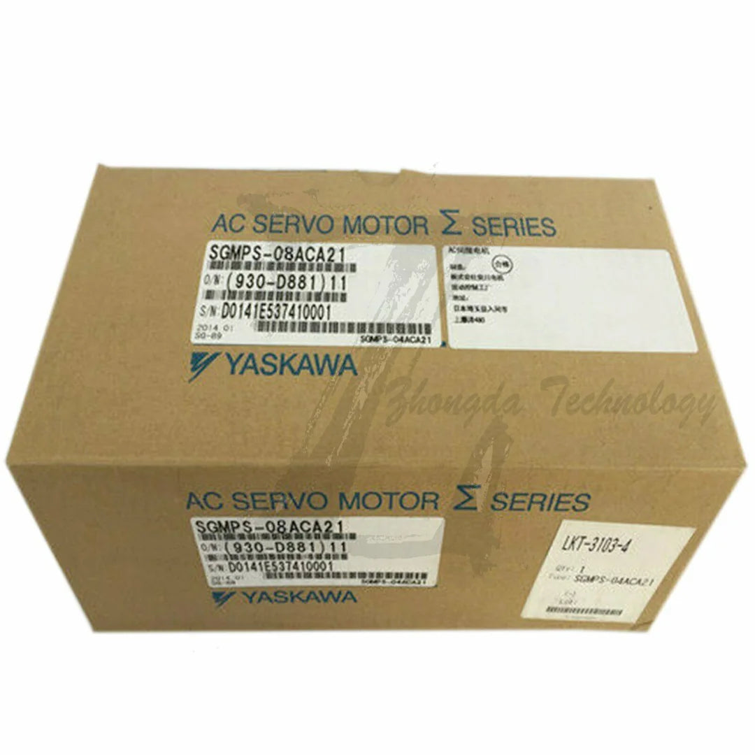 New In Box Yaskawa SGMPS-08ACA21 AC servo motor - YASKAWA [1]