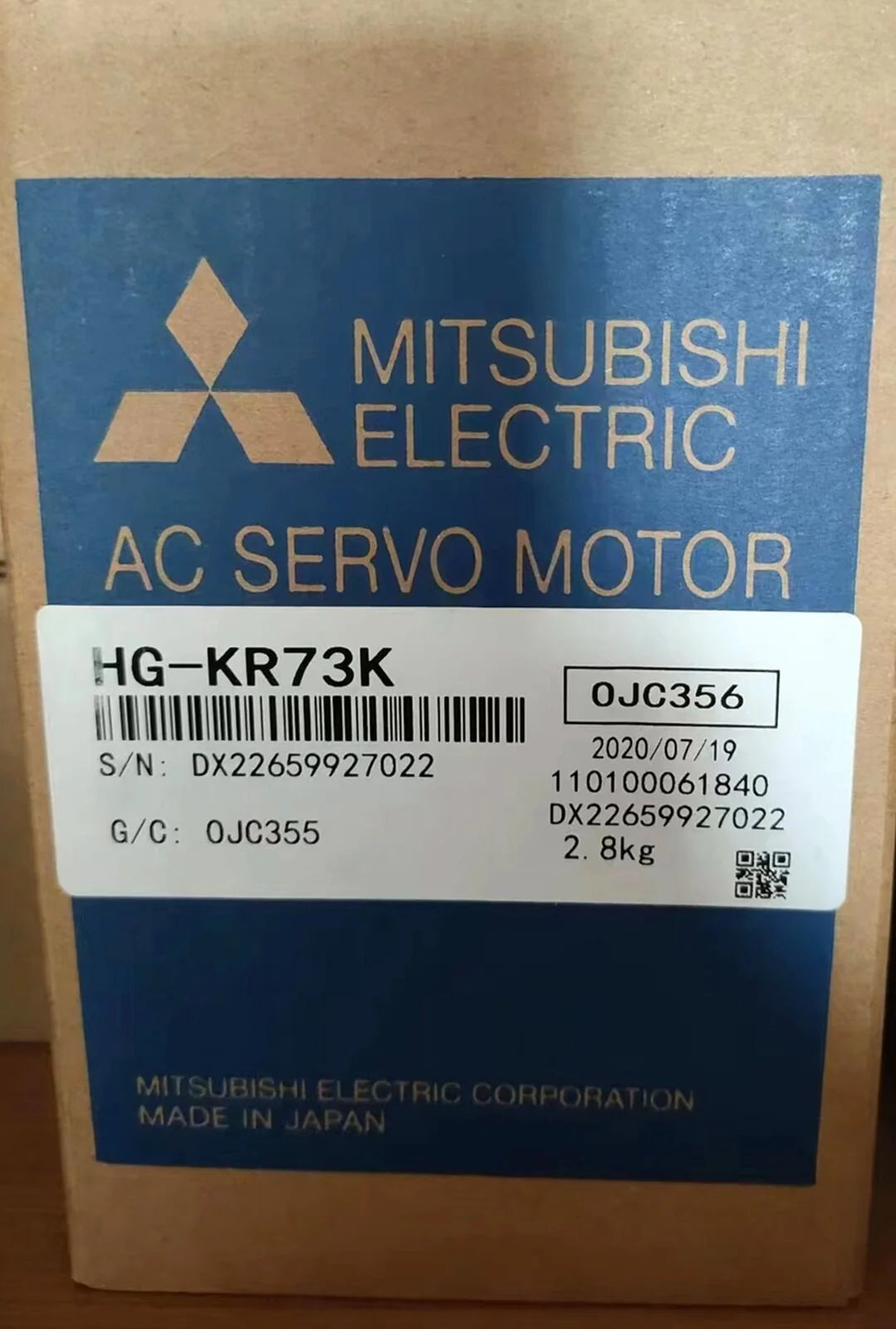 New Mitsubishi servo motor HG-KR73K - High-Performance Industrial Motor - MITSUBISHI [1]