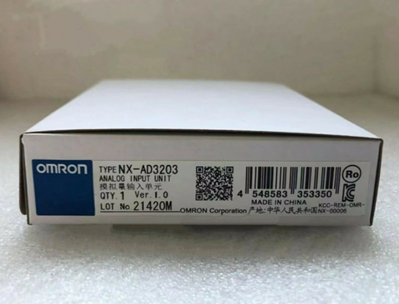New Omron NX-AD3203 Analog Input Unit - High Precision Digital Display with 1000 VDC Input Range and Rapid Response Time - OMRON [1]