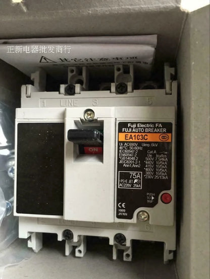 New One Fuji Air Switch EA103C 75A Professional 240V In Box - FUJI ELECTRIC [1]