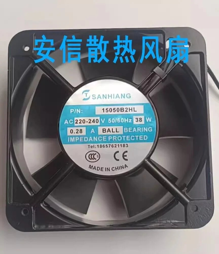 New SANHIANG 15050B2HL Axial Ball Cooling Fan AC220V-240V 38W 0.28A - SANHIANG [1]