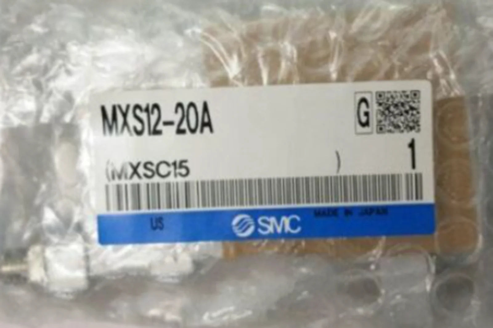 New SMC MXS12-20A Pneumatic Guided Air Cylinder - SMC [1]