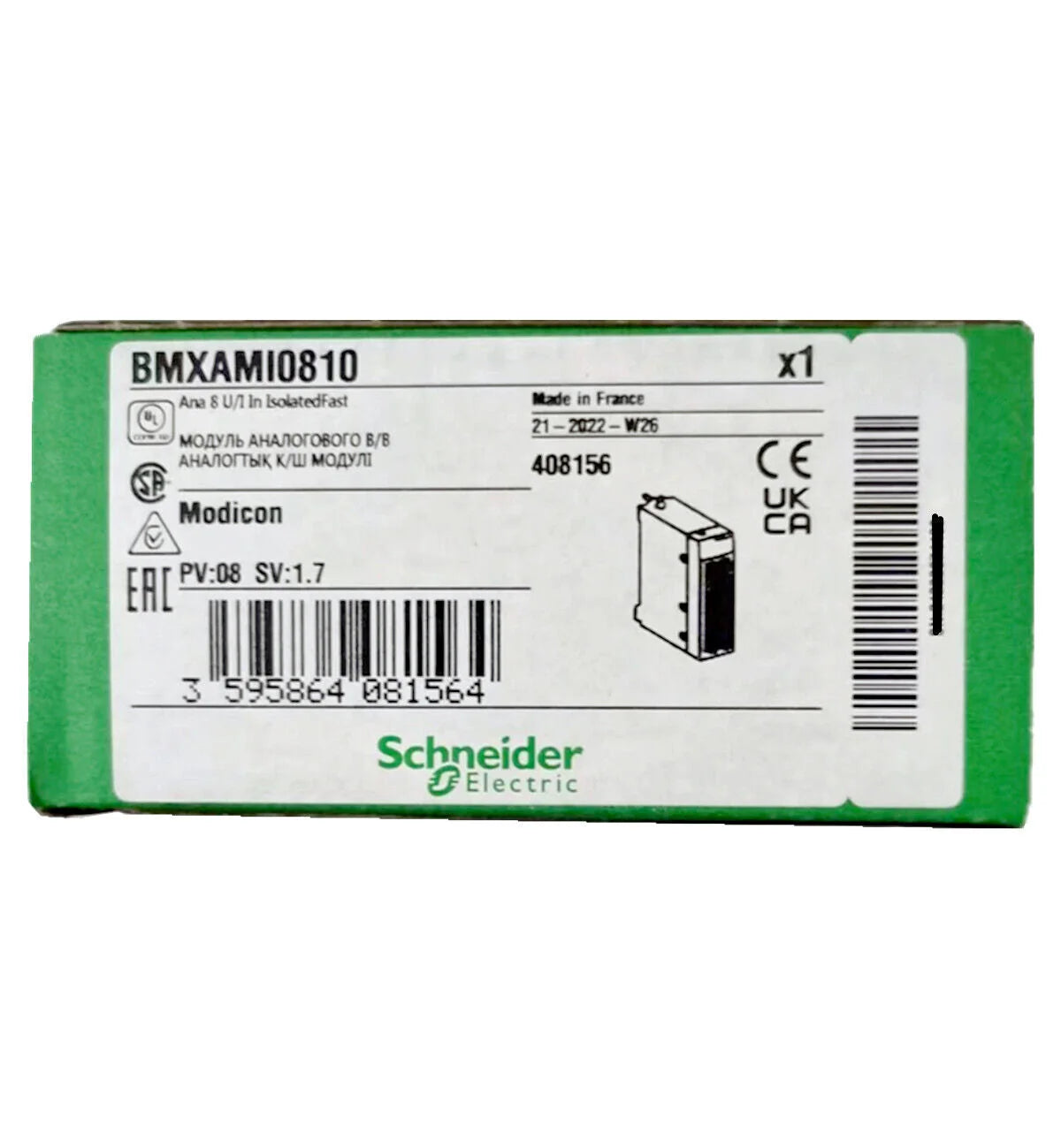 New Schneider BMXAMI0810 PLC Module US NEW - High-Quality PLC Module - SCHNEIDER ELECTRIC [1]