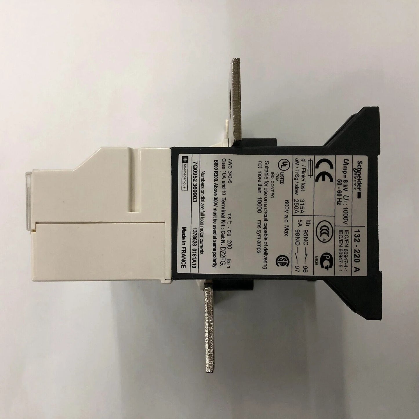New Schneider LR9F5371 Solid State Overload Relay 575VAC 132-220A - SCHNEIDER [4]
