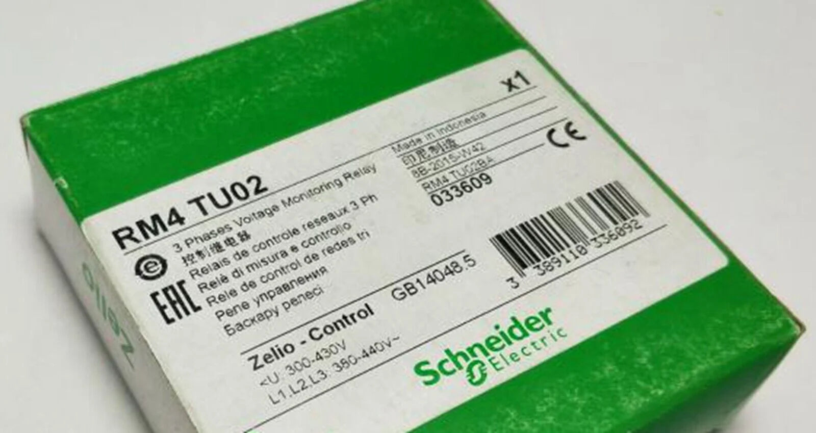 New Schneider RM4TU02 3-Phase Control Relay - SCHNEIDER [1]