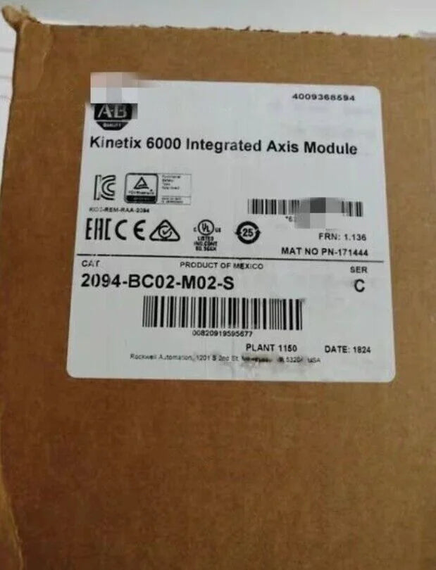 New Sealed AB 2094 BC02 M02 S Kinetix 6000 15kW/15A Integrated Axis Module - KINETIX [1]