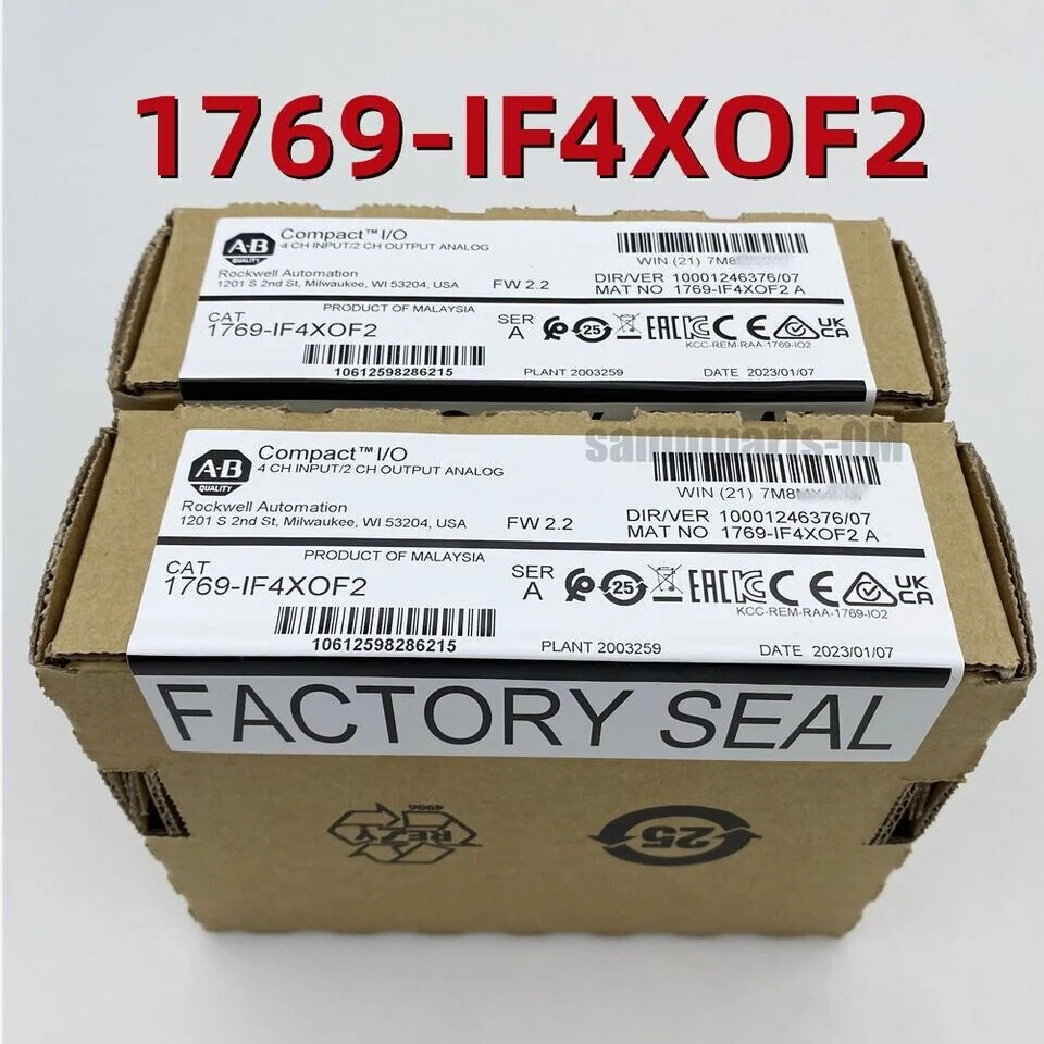 New Sealed Allen-Bradley 1769-IF4XOF2 A CompactLogix 6 Pt and Module with Key Features - ALLEN-BRADLEY [1]