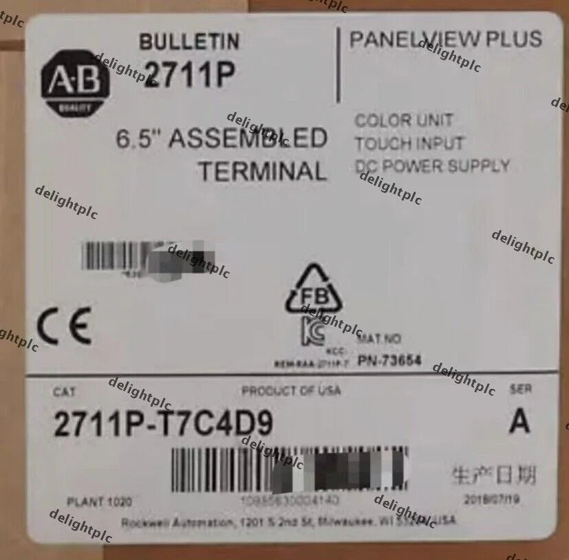 New Sealed Allen Bradley 2711P-T7C4D9 700 Panelview 2711P-T7C4D9 Allen Bradley 2711P T7C4D9 700 Panelview - ALLEN BRADLEY [1]