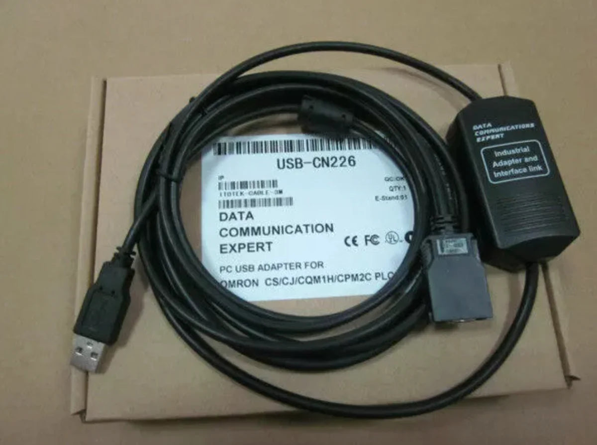 New USB CN226 CN226 PLC Cable for Omron Programming Cable CS/CJ/CQM1H CPM2C - OMRON [1]