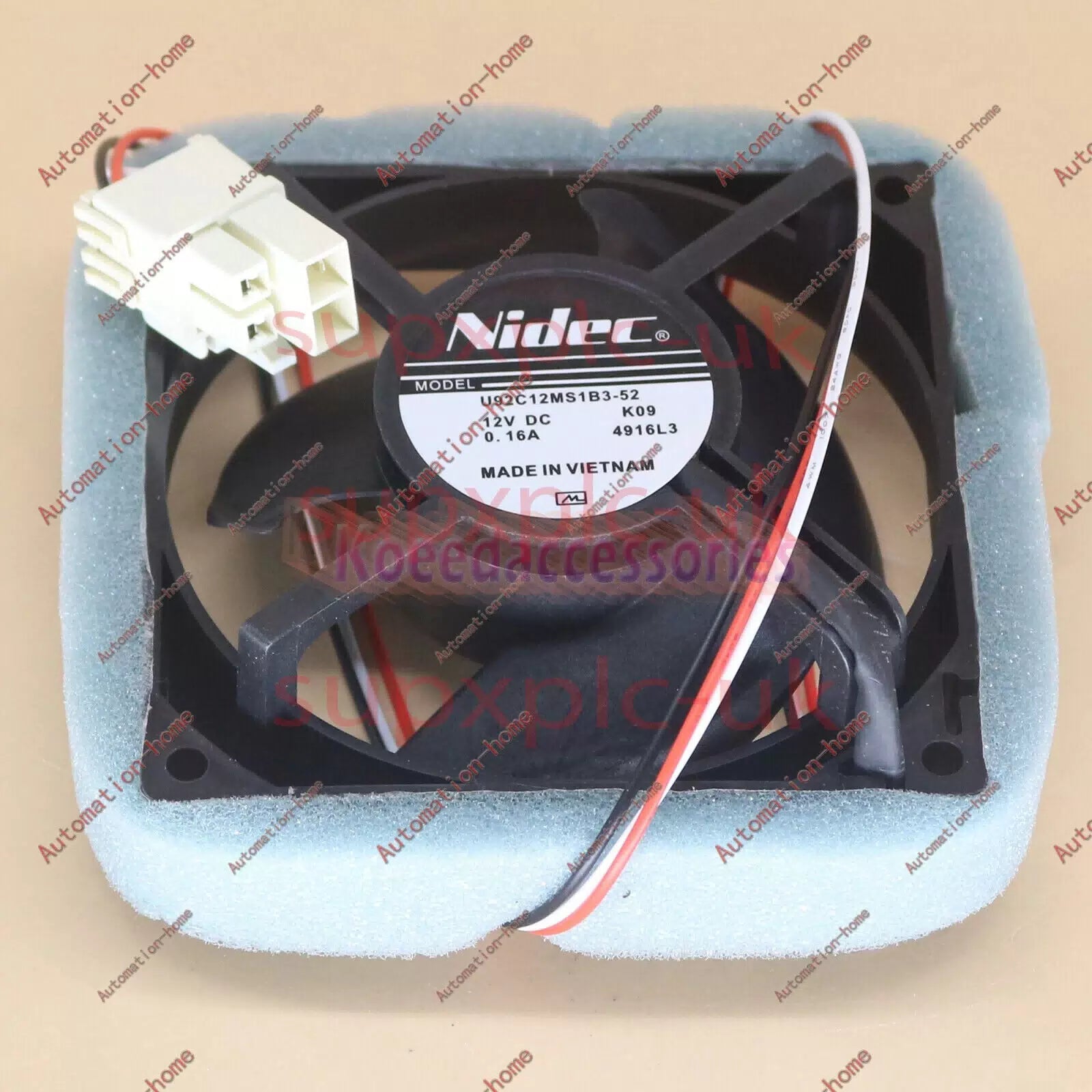Nidec U92C12MS1B3-52 12V 0.16A fan For Samsung Refrigerator Fan [1]