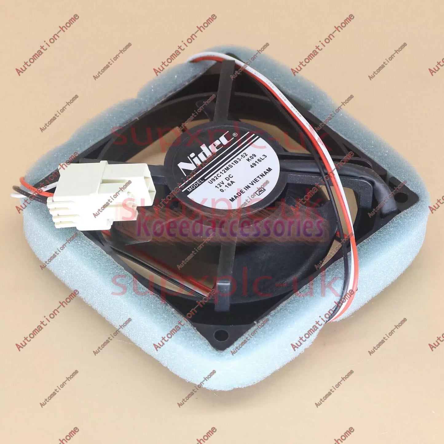 Nidec U92C12MS1B3-52 12V 0.16A fan For Samsung Refrigerator Fan [2]
