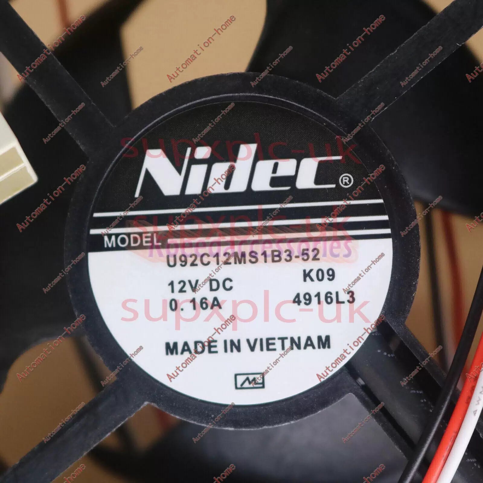 Nidec U92C12MS1B3-52 12V 0.16A fan For Samsung Refrigerator Fan [4]