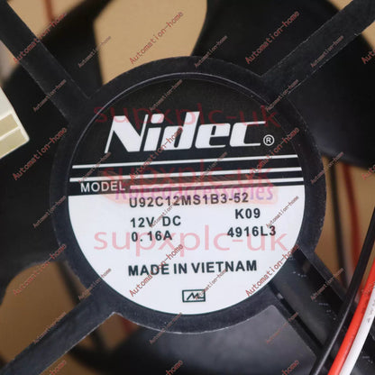 Nidec U92C12MS1B3-52 12V 0.16A fan For Samsung Refrigerator Fan [4]