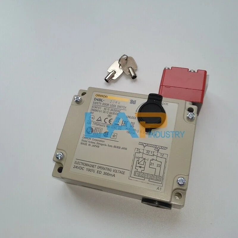 OMRON D4BL-2DRG Security Door Switch Access Lock - 1 Piece - OMRON [1]