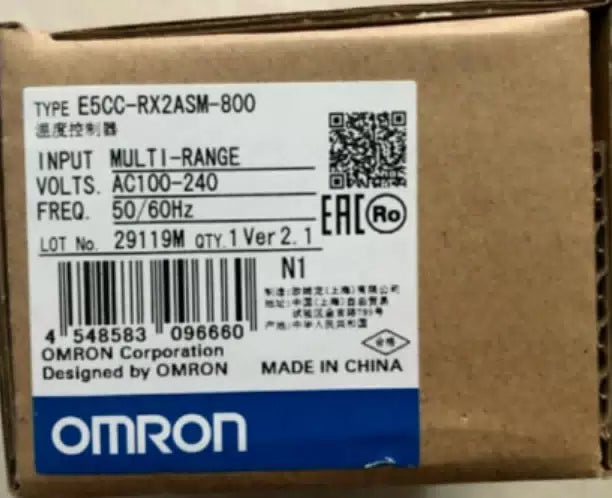 OMRON E5CC-RX2ASM-800 Temperature Controller 100-240VAC One In Box#/ #C [2]