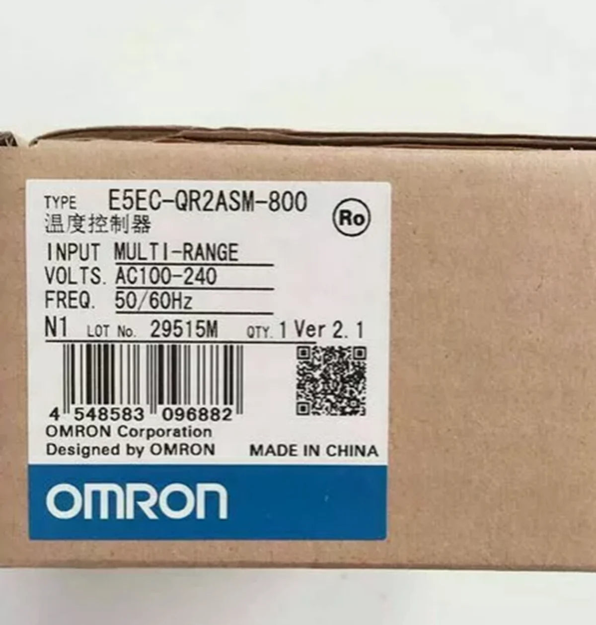 OMRON E5EC-QR2ASM-800 Temperature Control Unit PLC Unit - OMRON [3]