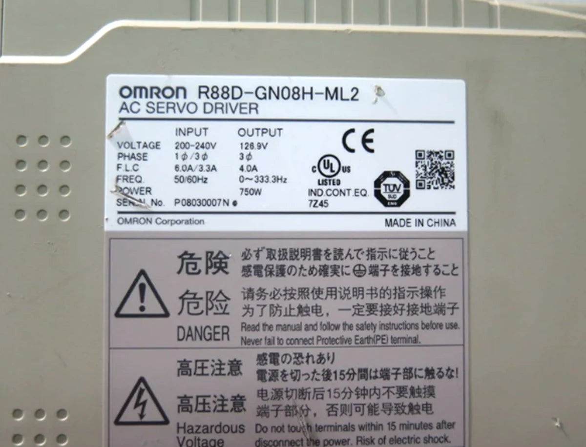 OMRON R88D-GN08H-ML2 Servo Motor - OMRON [1]