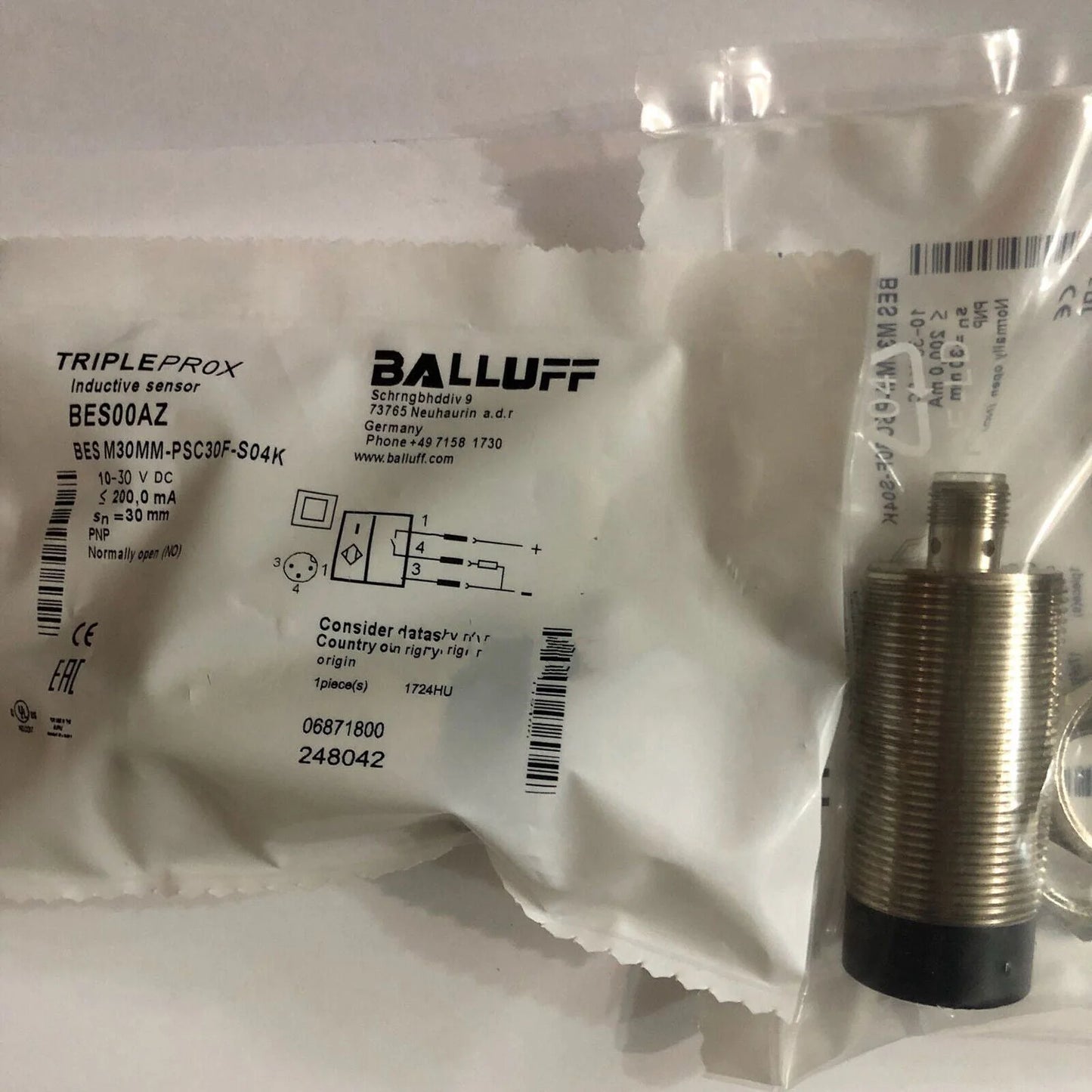 ONE BALLUFF PROXIMITY SWITCH - BALLUFF [1]